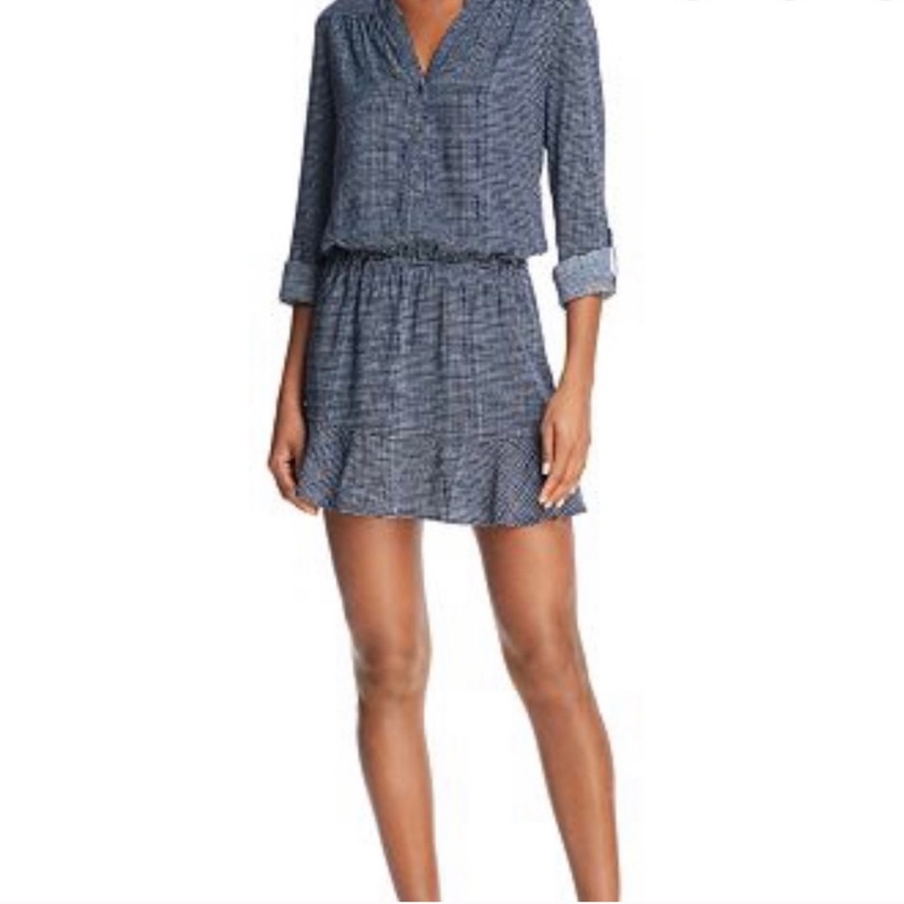Joie Navy Shirt Dress